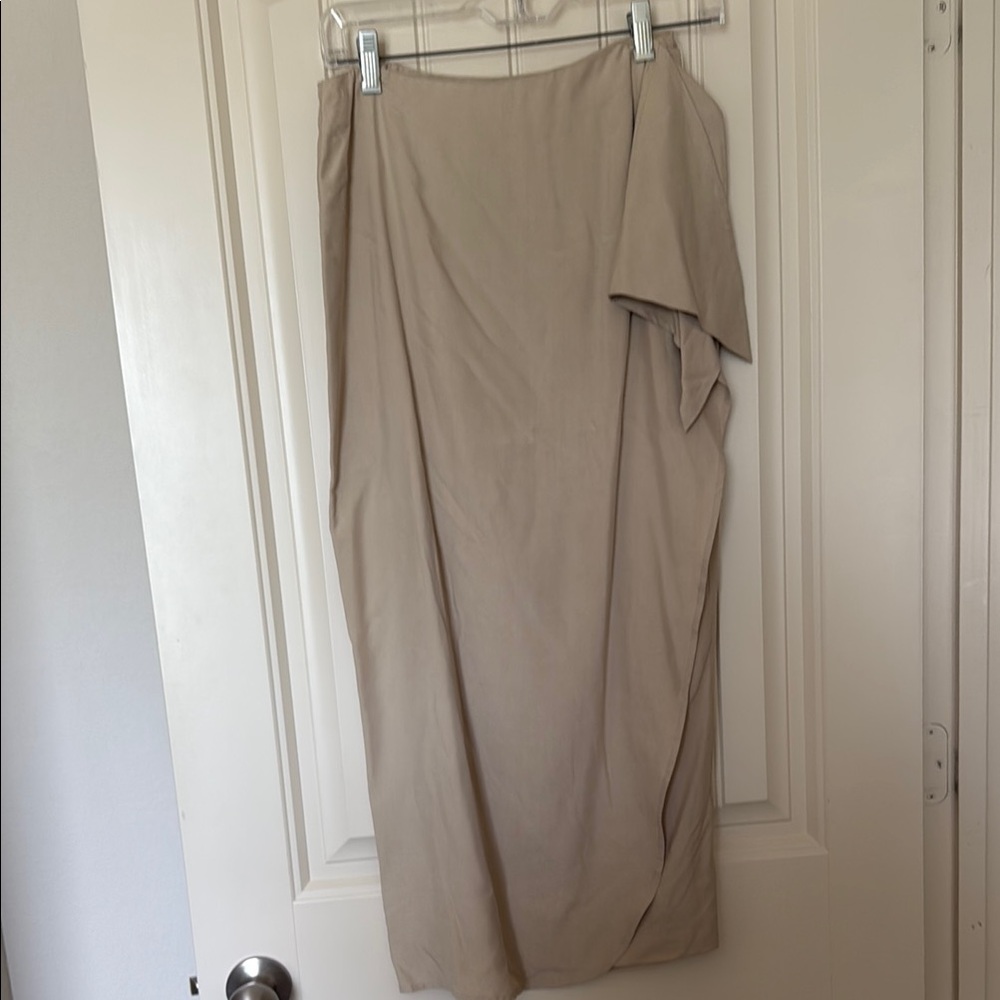 Vintage Elegant Tan Women's Skirt